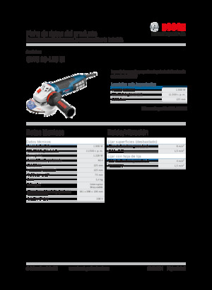 Sarokcsiszolók Bosch GWS 19-125 CI