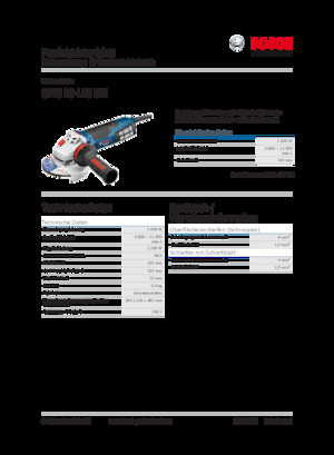 Sarokcsiszolók Bosch GWS 19-125 CIE