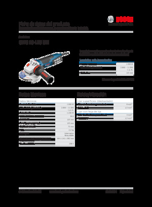 Sarokcsiszolók Bosch GWS 19-125 CIE