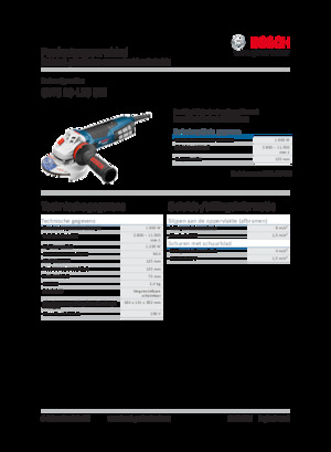 Sarokcsiszolók Bosch GWS 19-125 CIE