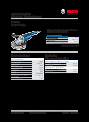 Sarokcsiszolók Bosch GWS 20-230 J