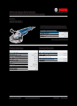 Sarokcsiszolók Bosch GWS 20-230 J