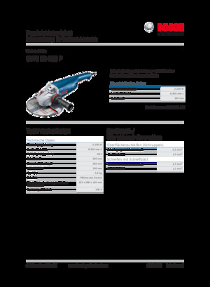 Sarokcsiszolók Bosch GWS 22-230 P