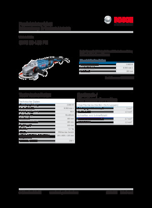 Sarokcsiszolók Bosch GWS 30-180 PB