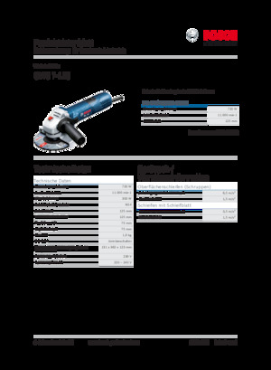 Sarokcsiszolók Bosch GWS 7-125