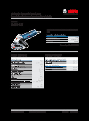 Sarokcsiszolók Bosch GWS 7-125