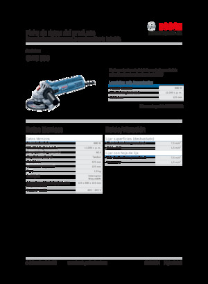 Sarokcsiszolók Bosch GWS 880