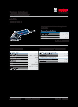 Sarokcsiszolók Bosch GWS 9-115 S