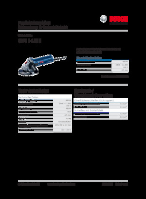 Sarokcsiszolók Bosch GWS 9-125 S
