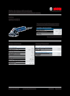Sarokcsiszolók Bosch GWS 9-125 S
