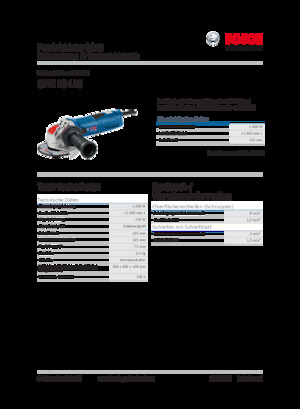 Sarokcsiszolók Bosch GWX 13-125