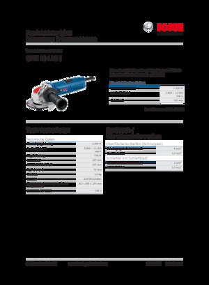 Sarokcsiszolók Bosch GWX 13-125 S