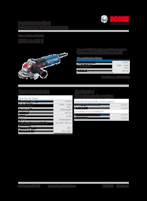 Sarokcsiszolók Bosch GWX 14-125 S