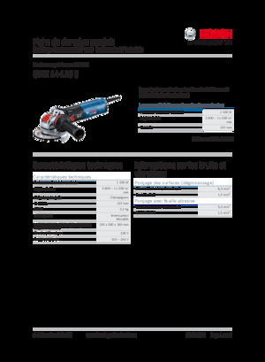 Sarokcsiszolók Bosch GWX 14-125 S