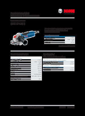 Sarokcsiszolók Bosch GWX 17-125 S