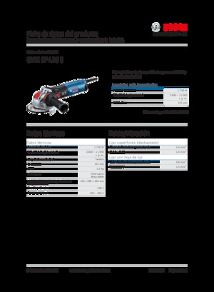 Sarokcsiszolók Bosch GWX 17-125 S