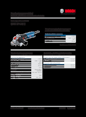 Sarokcsiszolók Bosch GWX 17-125 S