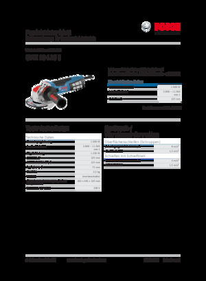 Sarokcsiszolók Bosch GWX 19-125 S