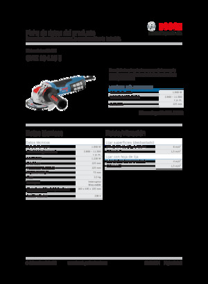 Sarokcsiszolók Bosch GWX 19-125 S