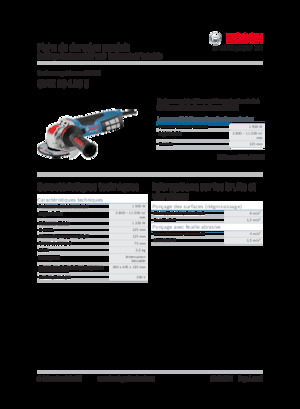 Sarokcsiszolók Bosch GWX 19-125 S