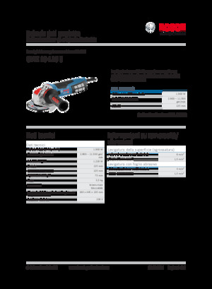 Sarokcsiszolók Bosch GWX 19-125 S