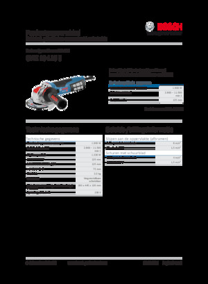 Sarokcsiszolók Bosch GWX 19-125 S