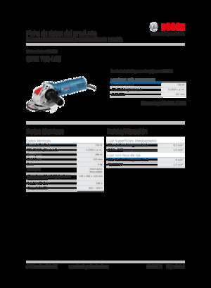 Sarokcsiszolók Bosch GWX 750-125
