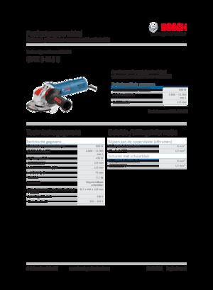 Sarokcsiszolók Bosch GWX 9-115 S