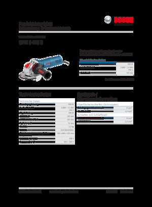 Sarokcsiszolók Bosch GWX 9-125 S