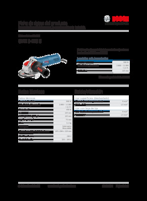 Sarokcsiszolók Bosch GWX 9-125 S