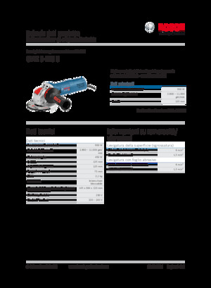 Sarokcsiszolók Bosch GWX 9-125 S