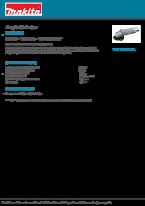 Sarokcsiszolók Makita N9500N