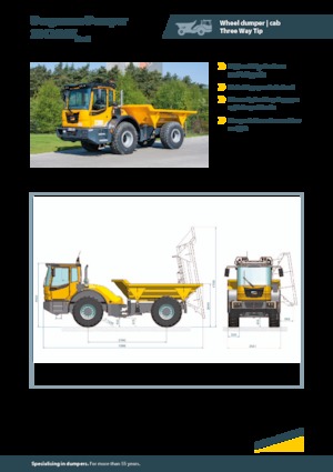 Csuklóvázas dömperek Bergmann 3012DSK Plus