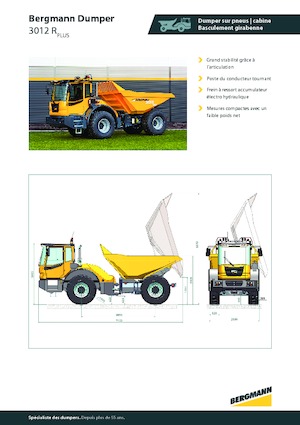 Csuklóvázas dömperek Bergmann 3012R Plus