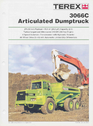 Csuklóvázas dömperek Terex 3066C