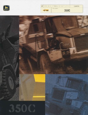 Csuklóvázas dömperek John Deere Construction 350C