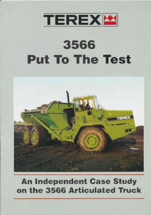 Csuklóvázas dömperek Terex 3566