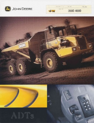 Csuklóvázas dömperek John Deere Construction 400D
