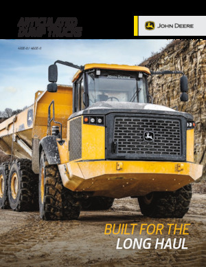 Csuklóvázas dömperek John Deere Construction 410E-II