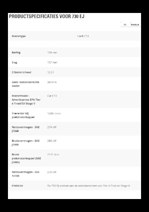 Csuklóvázas dömperek Caterpillar 730 EJ