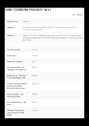 Csuklóvázas dömperek Caterpillar 730 EJ