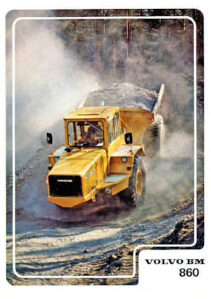Csuklóvázas dömperek Volvo 860S