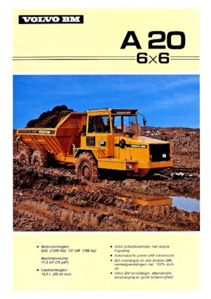 Csuklóvázas dömperek Volvo A 20 6x6