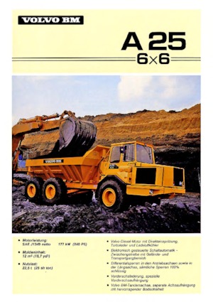 Csuklóvázas dömperek Volvo A 25 6x6