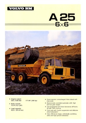 Csuklóvázas dömperek Volvo A 25 6x6