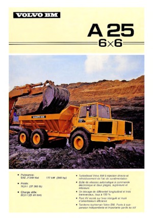Csuklóvázas dömperek Volvo A 25 6x6