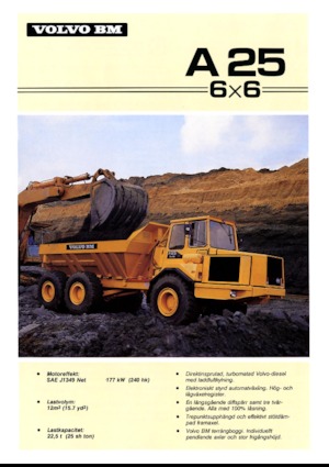Csuklóvázas dömperek Volvo A 25 6x6