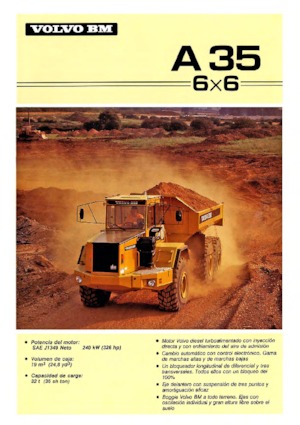 Csuklóvázas dömperek Volvo A 35 6x6