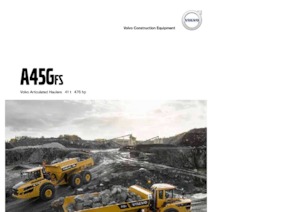 Csuklóvázas dömperek Volvo A45GFS