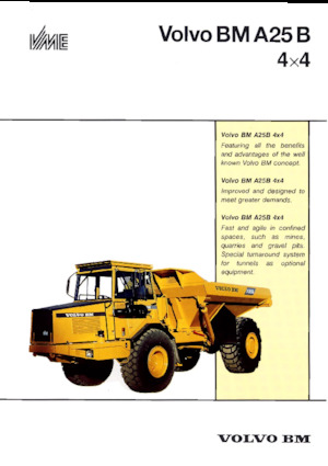 Csuklóvázas dömperek Volvo A25B (4x4)